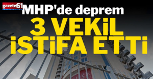 MHP'de deprem: Üç vekil istifa etti