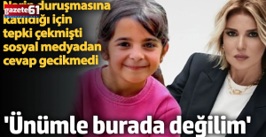 Sosyal medyadan cevap verdi