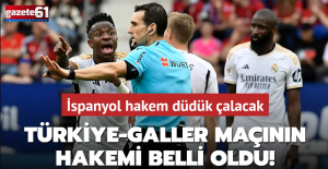 Türkiye-Galler maçının hakemi belli oldu!