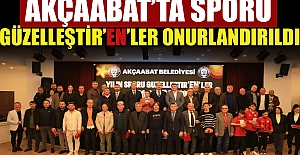 AKÇAABAT’TA SPORU GÜZELLEŞTİR’EN’LER ONURLANDIRILDI