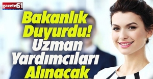 İçişleri Bakanlığı 95 uzman yardımcısı alacak