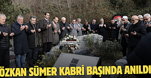 Özkan Sümer kabri başında anıldı