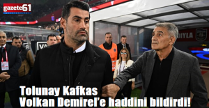 Tolunay Kafkas'tan Volkan Demirel'e sert sözler! 'Sen kimsin ya, Fenerbahçelisin'