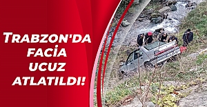 Trabzon'da facia ucuz atlatıldı!