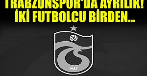 Trabzonspor'da ayrılık! İki futbolcu birden...