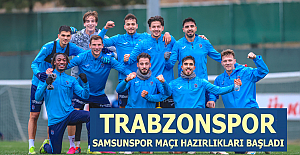 Trabzonspor  Samsunspor maçı hazırlıklarına başladı