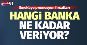 Emekliye promosyon fırsatları! Hangi banka, ne kadar veriyor?