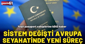 Gri ve yeşil pasaport sahiplerine kötü haber!