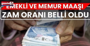 Memur ve emekli maaş zammı 2025 belli oldu