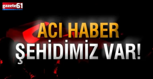 Şehidimiz var! Acı haber...