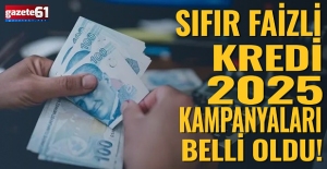 Sıfır faizli kredi 2025 kampanyaları belli oldu! Rakamlar şaşırttı! İşte faizsiz kredi veren bankalar