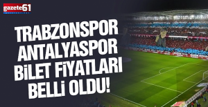 Trabzonspor - Antalyaspor maçı bilet fiyatları belli oldu