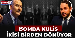 Bomba kulis... İkisi birden dönüyor...