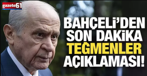 Devlet Bahçeli teğmenlerin ihraç kararını nasıl yorumladı?