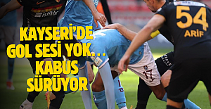 Kayseri’de gol sesi yok… Kabus sürüyor