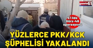 PKK/KCK'ya operasyon: Yüzlerce kişi gözaltına alındı