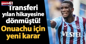 Trabzonspor'da flaş Onuachu görüşmesi!