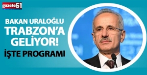 Bakan Uraloğlu Geliyor