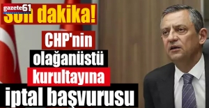 CHP'nin olağanüstü kurultayı için iptal başvurusu