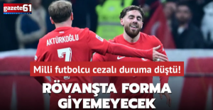 Milli futbolcu cezalı duruma düştü! Rövanşta forma giyemeyecek