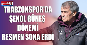 Trabzonspor resmen açıkladı! Şenol Güneş ile yolları ayırdı