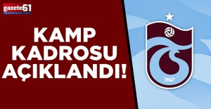 Trabzonspor'un Başakşehir maçı kadrosu açıklandı