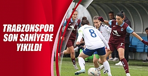 Trabzonspor son saniyede yıkıldı